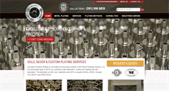 Desktop Screenshot of accurateprecisionplating.com